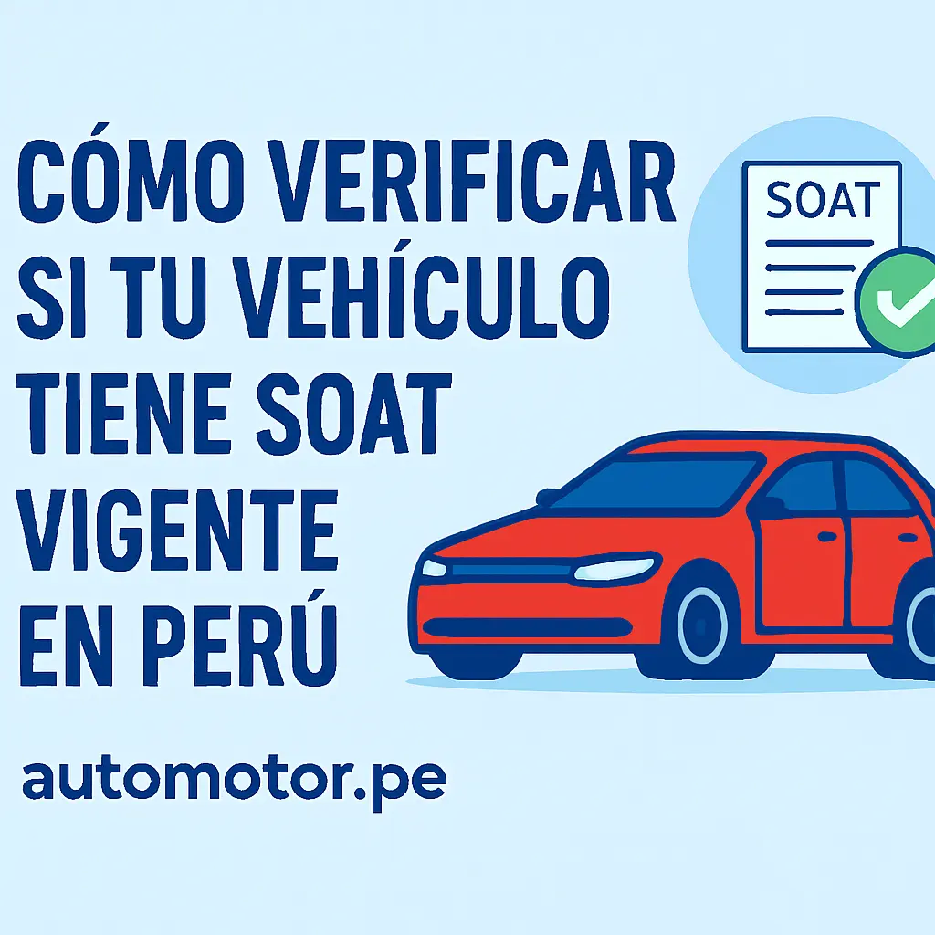Conoce si tu soat esta vencido