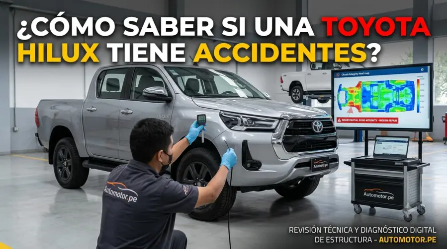aprende a detectar si una toyota hilux ha tenido accidentes